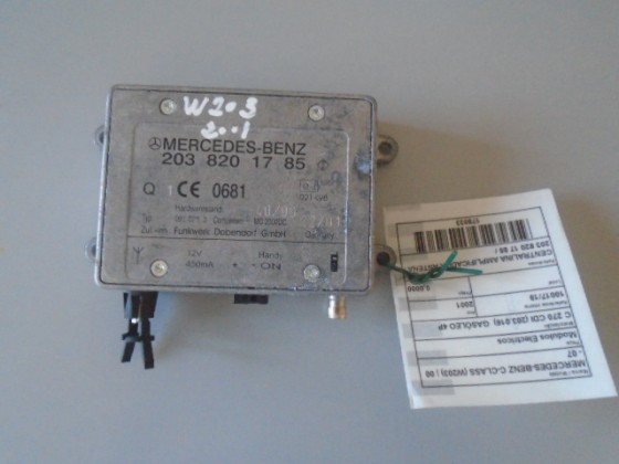 Centralina Amplificador Antena Mercedes C-class W203 C270 CDI refº 203 820 17 85 - 178033